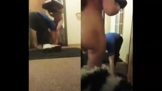 Woman Drops Towel in Front of Pizza Guy