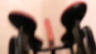 Dildo isn't enough so she needs Monkey Rocker