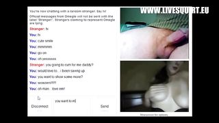 Bad Girl Asks for my Cum at Omegle Chatroulette