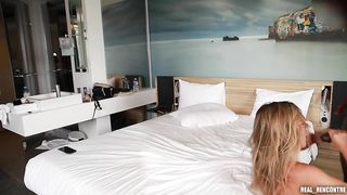 blonde two black dicks roughed