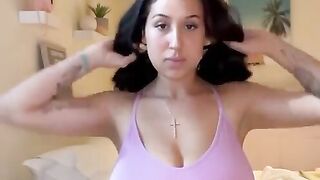 try on haul with huge tits
