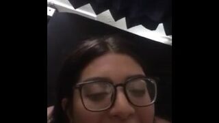 I cum all over Latinas face