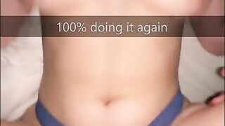 college teen cheats at party (and her annoying boyfriend desperately tries to call) [2]