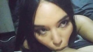 Celebration fuck and blowjob Beautiful 18 year old latina dripping cum in her pussy