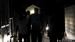 BLACKEDRAW Wild Orgy Four College Girls In INSANE BBC Gangbang