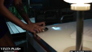 BLACKED Gorgeous BBC Loving Con Artist Agatha Vega Seduces Her Next Project