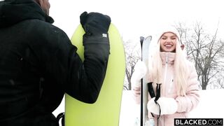 BLACKED Tiny Bratty Blonde Ashby Winter Gets Her tight Pussy Filled Up