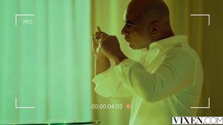 VIXEN Super Spy Bella Spark Seduces Nata Gold And BF In Intense Threesome