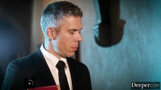 Deeper. Addie gets tied up & fucked by stranger on vacation