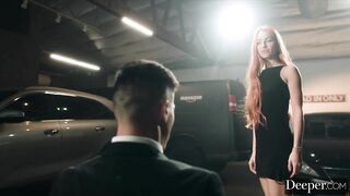 Deeper. Gorgeous Little Dragon Teaches Rude Client A Lesson He Won't Forget