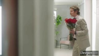 Deeper. BBC-Hungry Blonde Amber Moore Cucks Loser Boyfriend