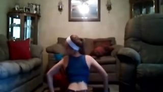 Booty Shaking in Jean Shorts