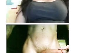 Busty Webcam Girl Teases