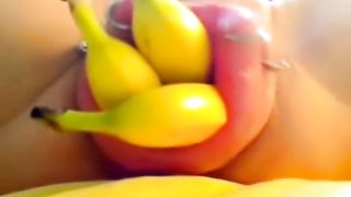 Pumping 3 Bananas and Fisting