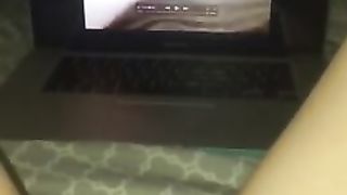 My GF Watching Guys Cumtribute her
