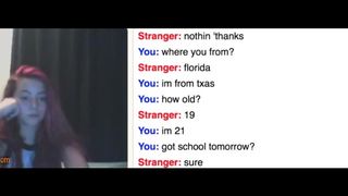 Redhead Shows her Piece of Ass