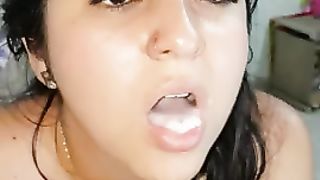 Sara Swallows Cum