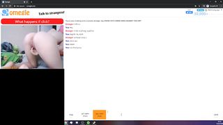 Teen Rubs Pussy and Slaps Ass