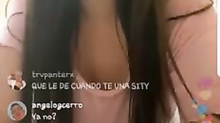 Big Latina Porn Show in Instagram Live 23/04/2020