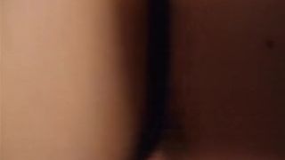 GF Black Thong Cumshot