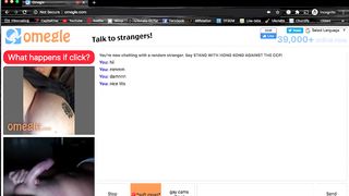 Omegle Mature Flashes Huge Tits and gives me a Cum Countdown (no Audio)