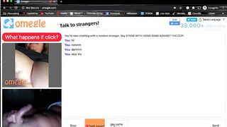Omegle Mature Flashes Huge Tits and gives me a Cum Countdown (no Audio)