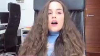 Spanish Teen Masturbates on Webcam