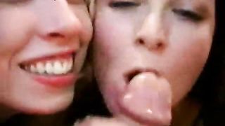 3 Girls Share Cock
