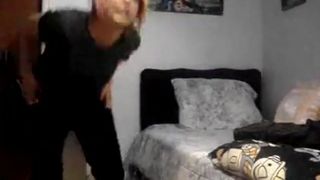 Medium Tit Emo Girl Striping