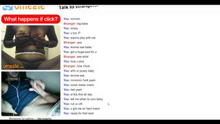 Omegle #4 Hot Ebony Girl makes me Cum with Tits and Pussy