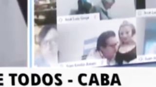 Argentine Senator Licks the Tits of his Girlfriend in the Middle of the Session.