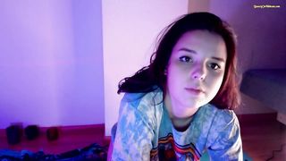 Cute Teen Flashing Boobs on Webcam