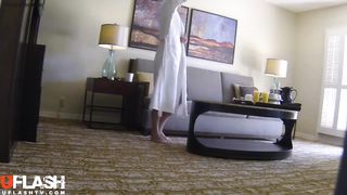 Naked Room Service Delivery dare Amateur Webcam Blonde Teen Flashing