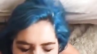 Giant Perfect Tits Facial after Fuck