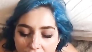 Giant Perfect Tits Facial after Fuck
