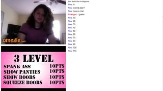 Omegle Teen Playing Game #1