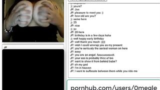 Omegle/Chatroulette - 25 Year old Stephanie from new Jersey