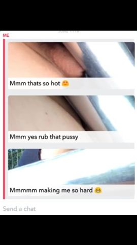 Snapchat masturbation