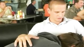 Live Sucking in a Crowded Restaurant