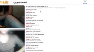 Beautiful Latina Shows everything on Omegle
