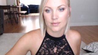 Webcam Girl Cums with Contractions at 1:17:08 then (fake?) Cries LOL