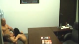 Married Wife Fucks her Boy Toy in her Office at Work