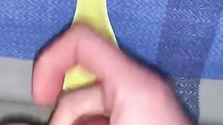 Guy Jerks off and Cum in Spoon to Eat his Cum