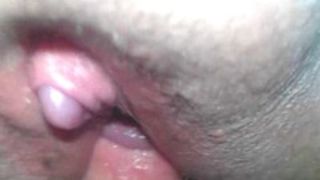 Busty amateur blonde with short hair gets fucked in her fat cunt in front of the webcam